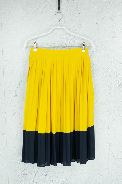 J.Crew - Faltenrock - Gelb